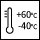 -40℃ ~ +60℃